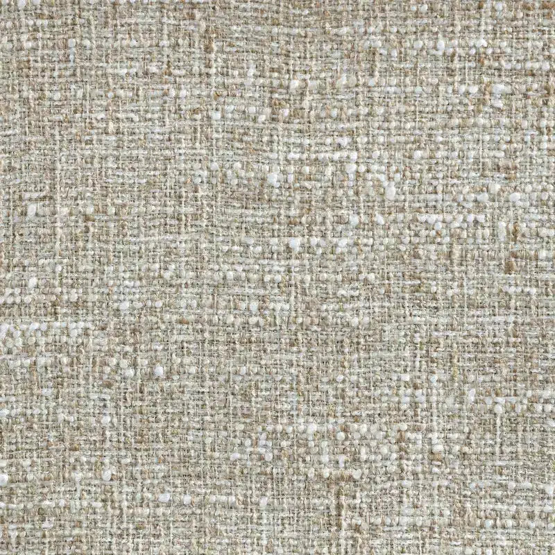 Set di 2 sedie da pranzo imbottite beige con braccioli