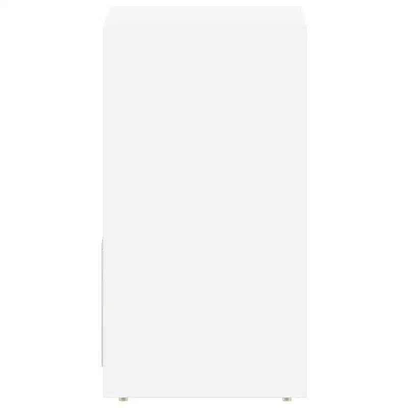 Mobiletto contenitore da bagno bianco a 2 ante