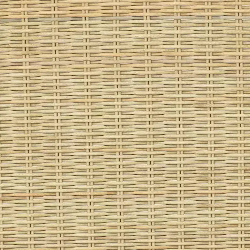 Sgabello da bar Chapin in rattan moderno ad altezza bancone con gambe in metallo Beige - Threshold™: Seduta quadrata, Base a slitta