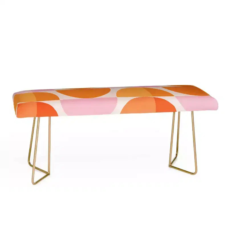 ThirtyOne Illustrations Panca Mandarino/Nero - Deny Designs