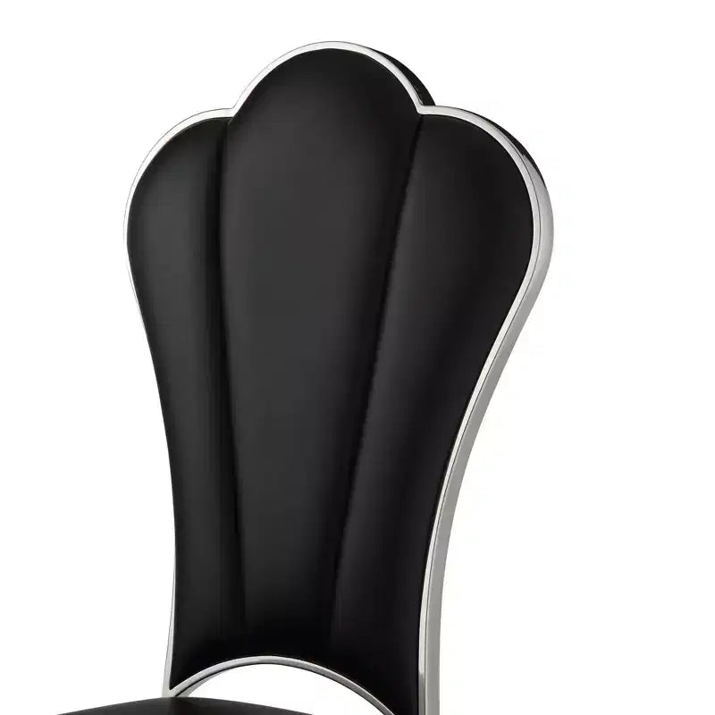 Sedie da pranzo Cyrene 20" nere - Acme Furniture: struttura in acciaio inossidabile, rivestimento in PU, nessun montaggio richiesto