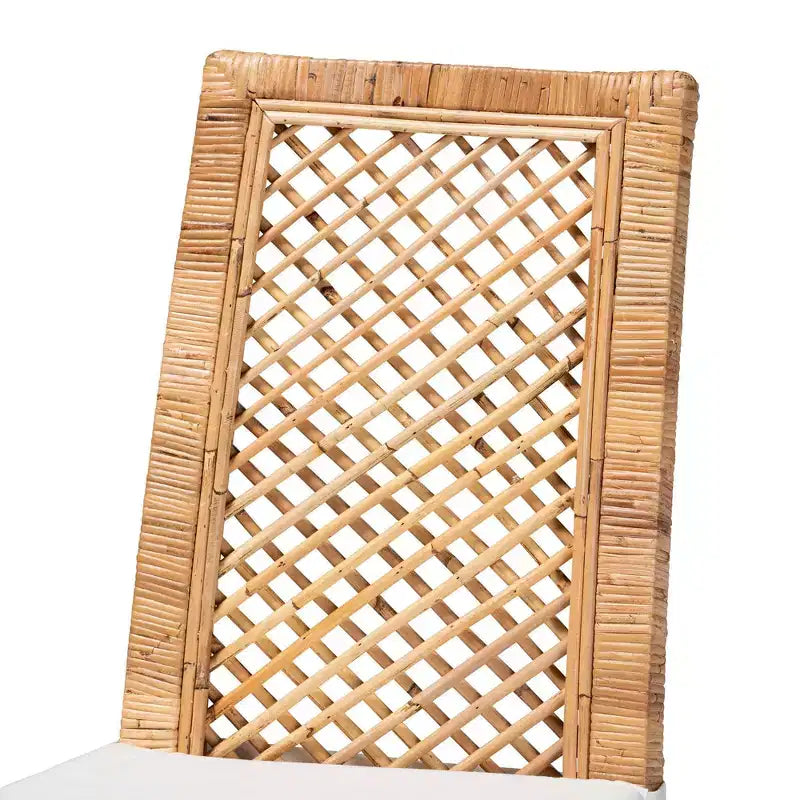 Set 2 sedie da pranzo in rattan e legno Argos naturale/marrone - bali & pari: Artigianato tropicale, Comfort sontuoso