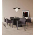 Manhattan Comfort Vogue Faux Leather Arm Chair Gray: Upholstered Metal Frame, No Assembly Required