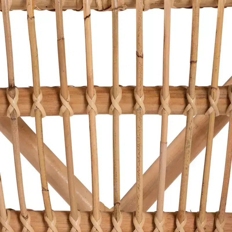 Set di 2 sedie da pranzo in rattan Alleta naturali/marrone - bali & pari: Stile bohémien, nessun montaggio richiesto