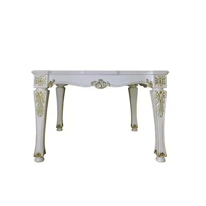Sedia da pranzo Vendome da 54" con finitura perla anticata - Acme Furniture: Elegante rivestimento in pelle, Struttura in legno
