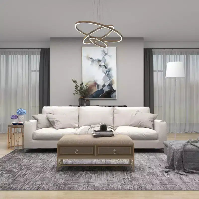 Panca Contenitore in Lino Contemporanea Beige - Olivia & May: Rivestimento Trapuntato, Struttura in Ferro e Legno, Gambe in Acciaio Inossidabile, 2 Posti a Sedere