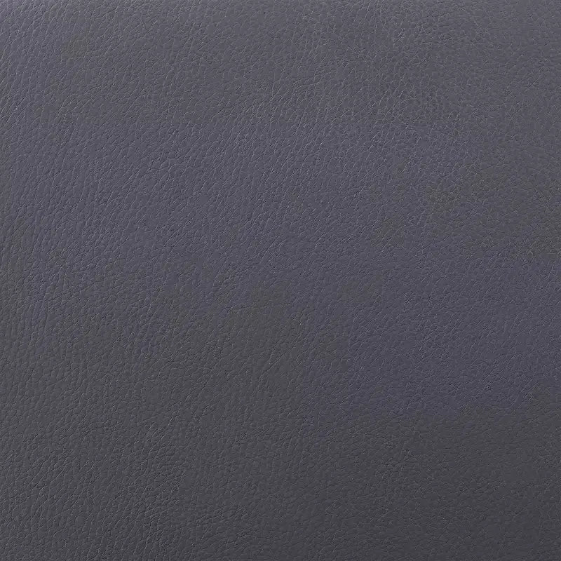 Sgabello da bar Armen Living 30" Harbor senza schienale girevole in similpelle e legno, altezza bancone, grigio/nero: Seduta rotonda, poggiapiedi, altezza fissa