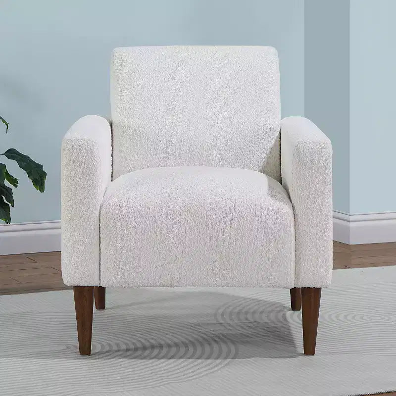 Poltrona moderna Comfort Pointe Cumulus, bianca