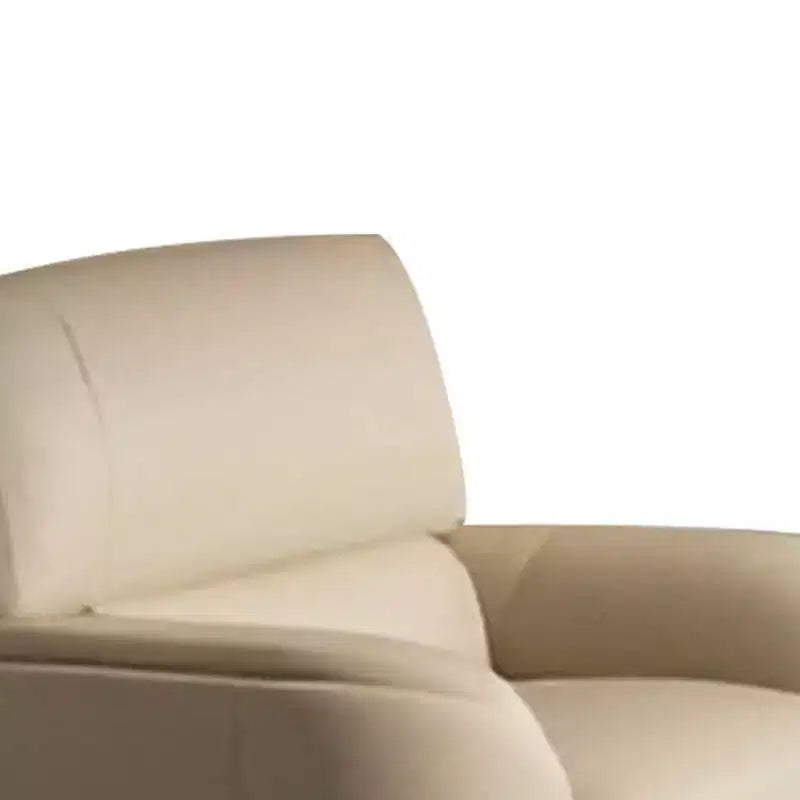 Acme Furniture Poltrona Edrice 43,3", pelle pieno fiore grigio ghiaccio: nessun montaggio, telaio in legno, cuscini fissi
