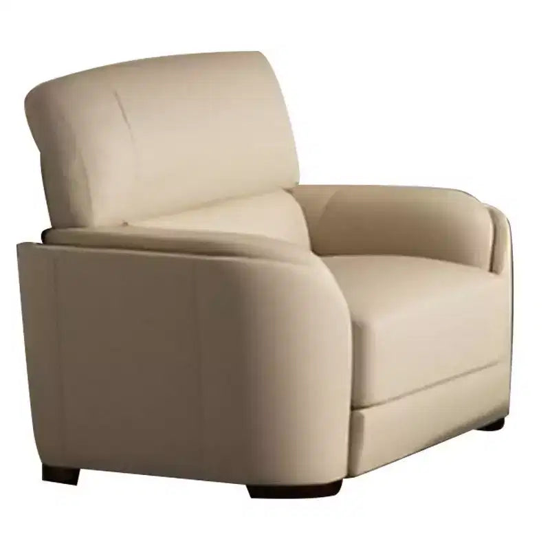 Acme Furniture Poltrona Edrice 43,3", pelle pieno fiore grigio ghiaccio: nessun montaggio, telaio in legno, cuscini fissi