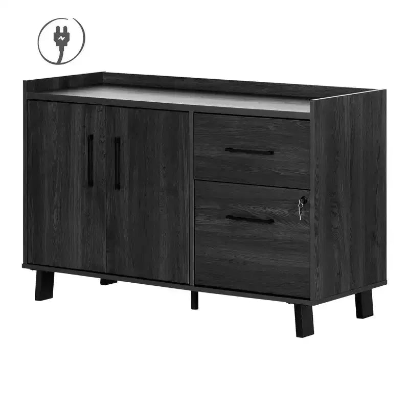 Cassettiera Doppia South Shore Nordik Oak