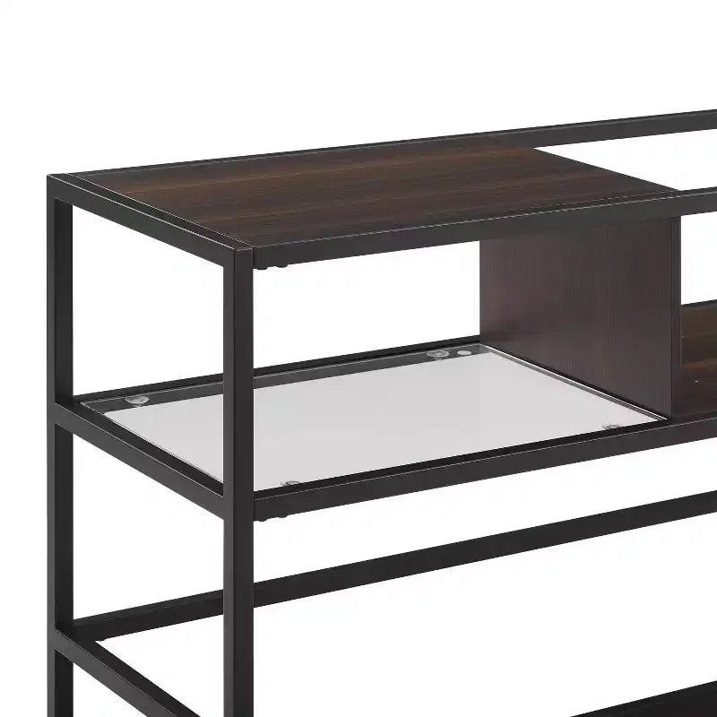 Provo Record Storage Console: Supporto multimediale Crosley con ripiano per giradischi, portadischi in vinile