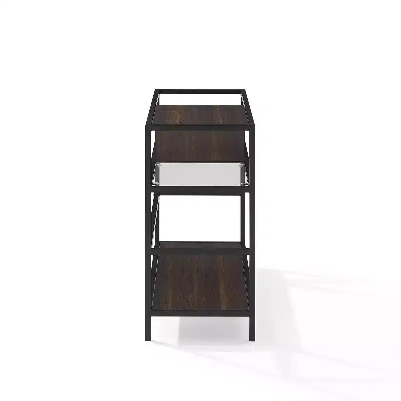 Provo Record Storage Console: Supporto multimediale Crosley con ripiano per giradischi, portadischi in vinile
