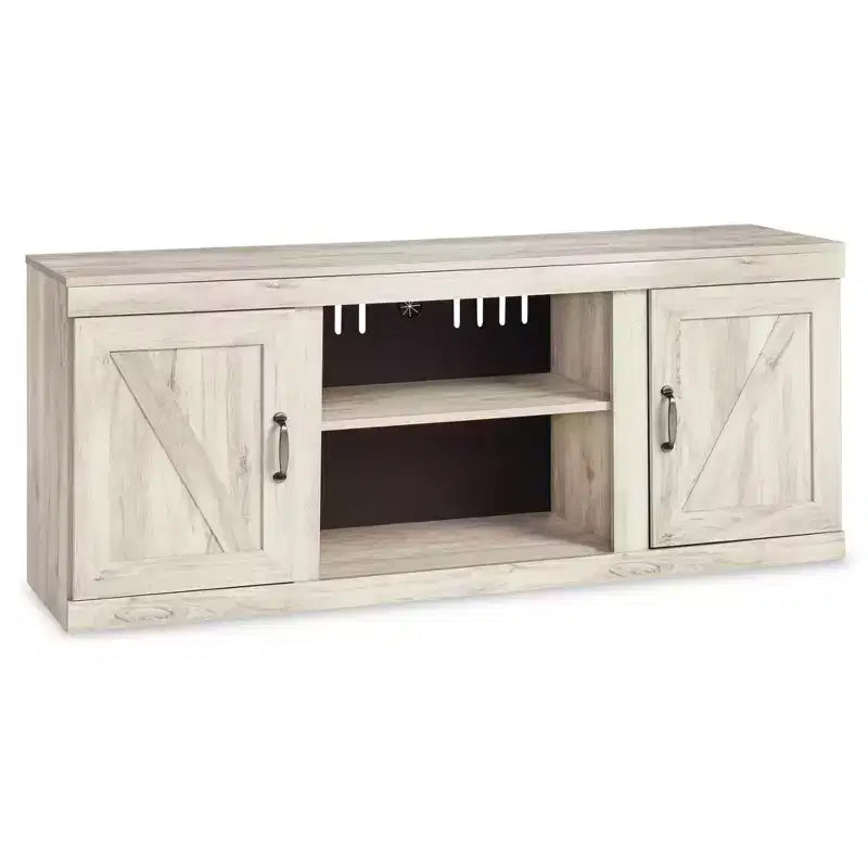 60" Bellaby TV Stand for TVs up to 65" White - Signature Design by Ashley: Media Console with Adjustable Shelves