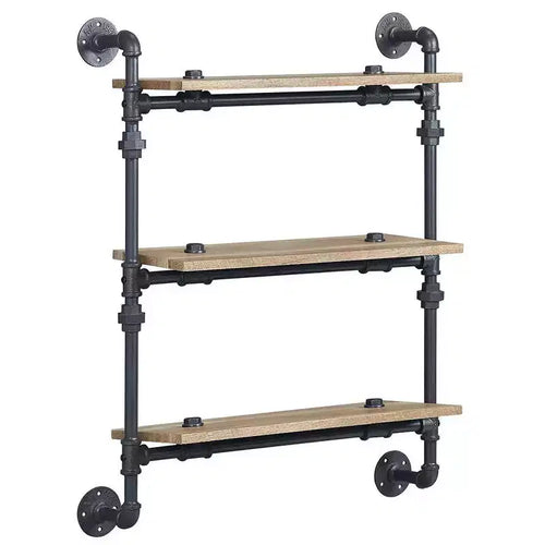 35" Brantley Decorative Bookshelf Oak & Sandy Black Finish - Acme Furniture