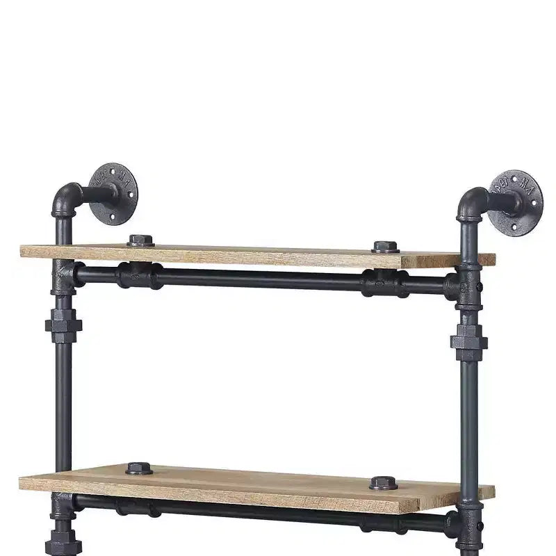 Libreria decorativa Brantley da 35" con finitura quercia e nero sabbia - Acme Furniture