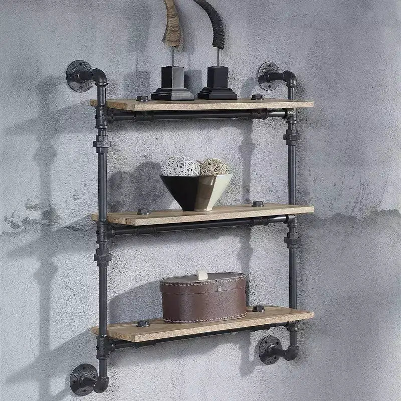 Libreria decorativa Brantley da 35" con finitura quercia e nero sabbia - Acme Furniture