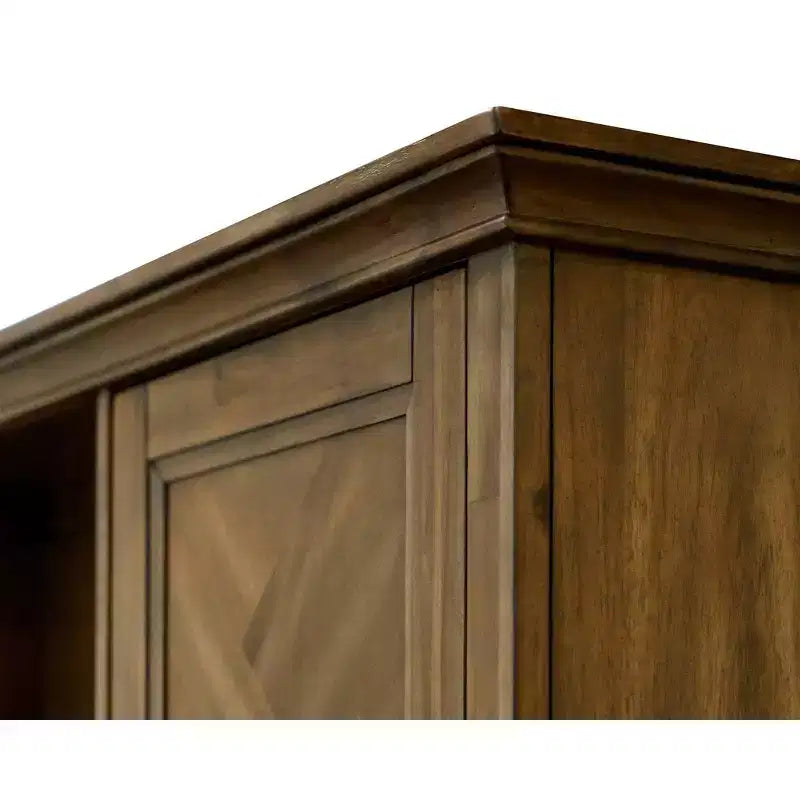 Martin Furniture Porter Credenza in Legno Tradizionale con Ante Marrone: 111,76 cm di altezza, nessun assemblaggio richiesto, 173,99 cm di larghezza