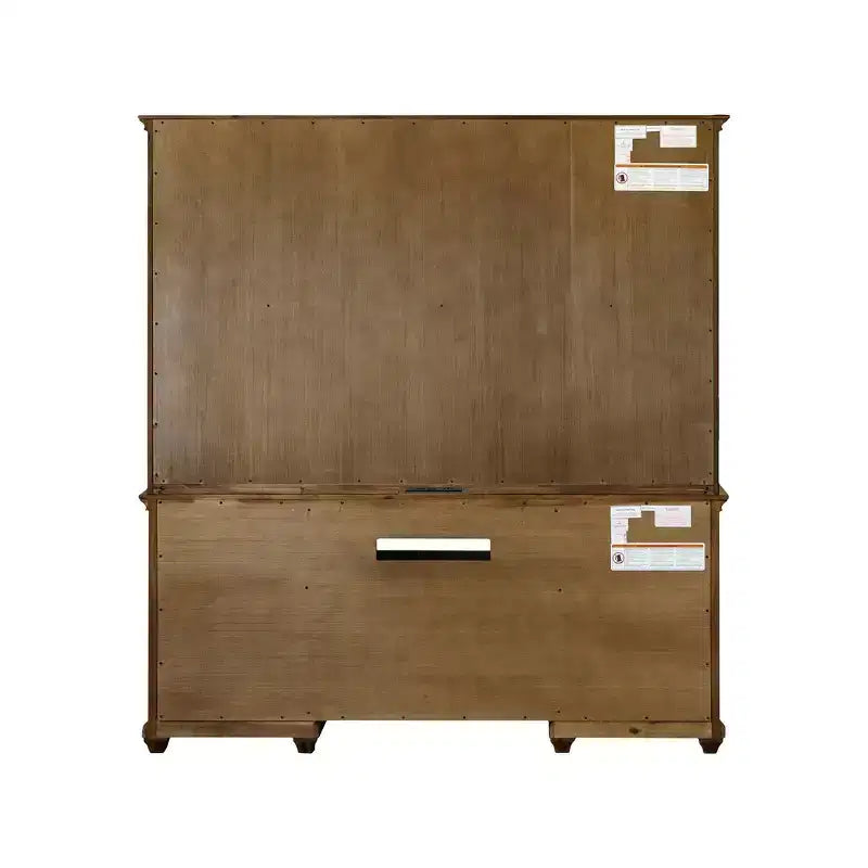 Martin Furniture Porter Credenza in Legno Tradizionale con Ante Marrone: 111,76 cm di altezza, nessun assemblaggio richiesto, 173,99 cm di larghezza