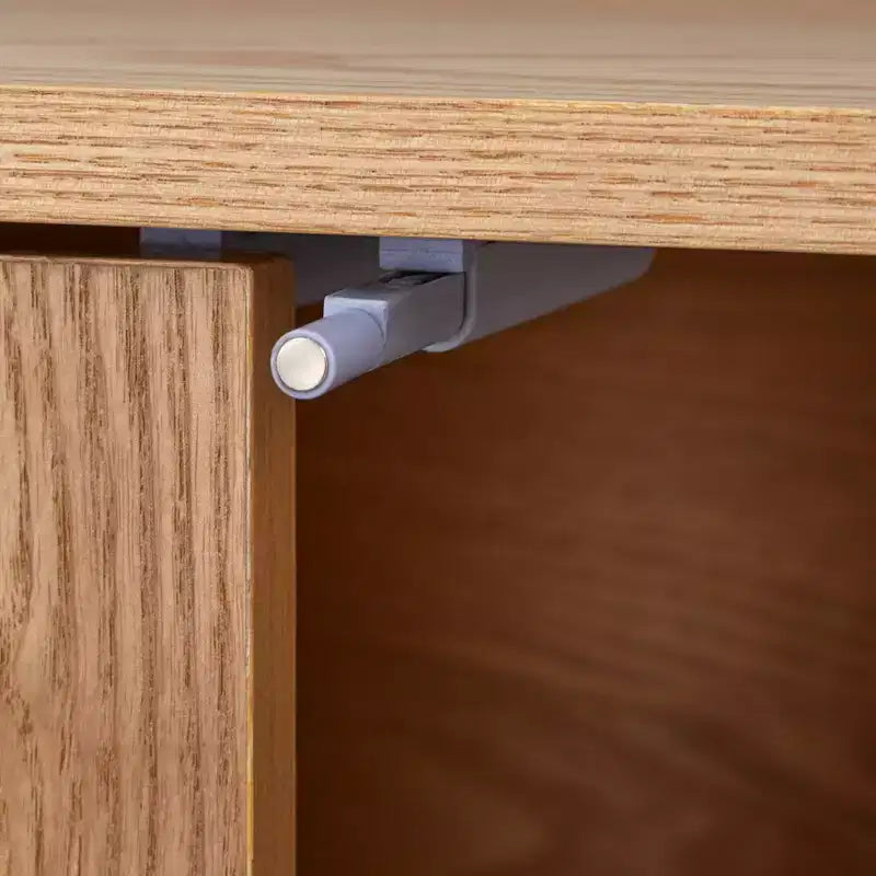 Libreria a scaletta Lifestorey Estanier 73" con armadietto Naturale/Nero