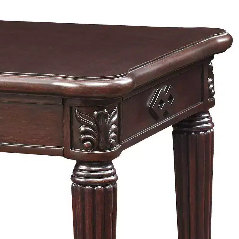 Tavolino d'appoggio Accent quadrato marrone, legno, singolo