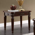 Tavolino d'appoggio Accent quadrato marrone, legno, singolo