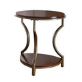 Miles Round End Table Merlot - Steve Silver Co.