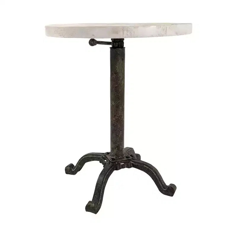Carolina Living Colton Tavolo Vintage Regolabile Driftwood Naturale/Ferro Invecchiato: Legno di Mango, Struttura in Ferro, Garanzia di 30 Giorni