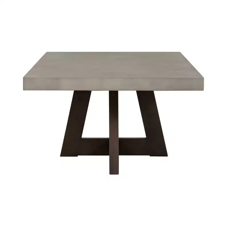 Tavolino da caffè rettangolare Elodie Cemento/Rovere Grigio Scuro - Armen Living