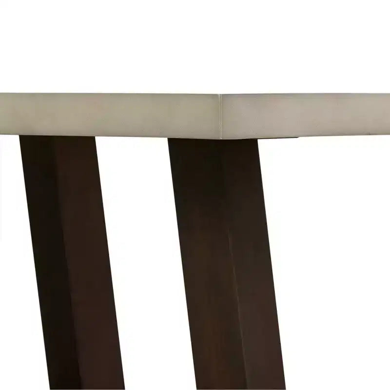 Tavolino da caffè rettangolare Elodie Cemento/Rovere Grigio Scuro - Armen Living