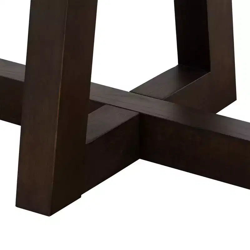 Tavolino da caffè rettangolare Elodie Cemento/Rovere Grigio Scuro - Armen Living
