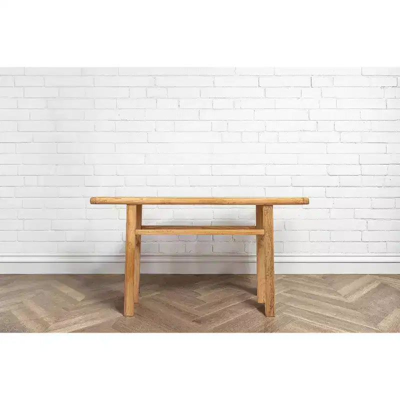 Tavolo Consolle Elm Wood Storied Home Naturale