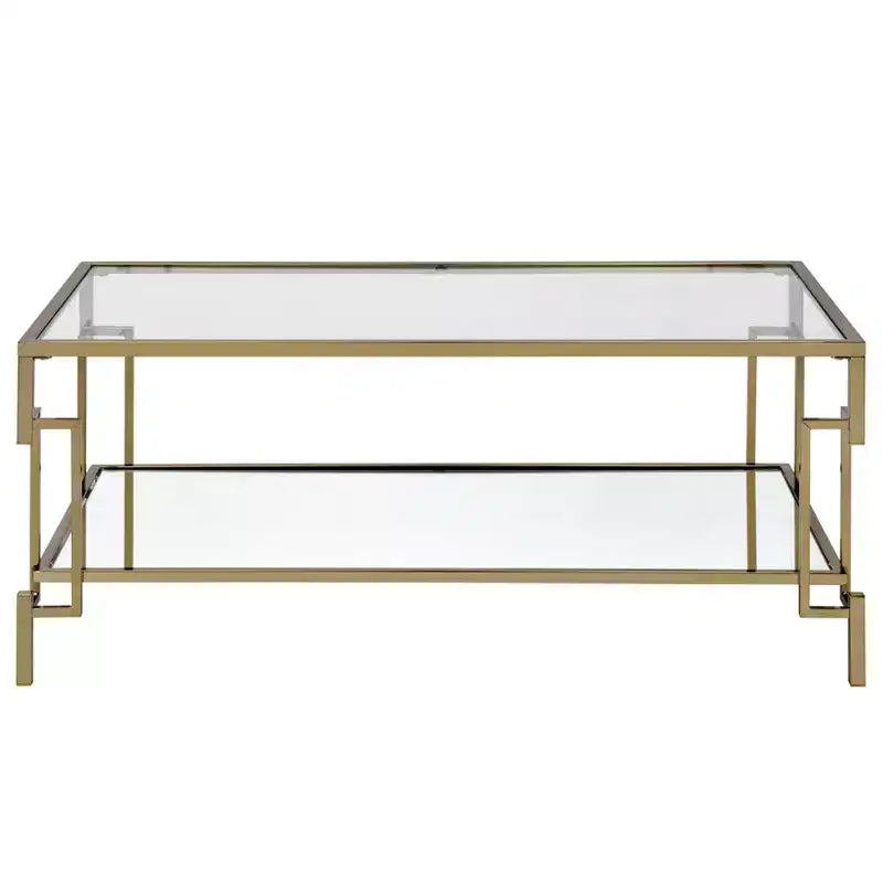 Tavolino da caffè contemporaneo 43" Costa Mesa Champagne - miBasics