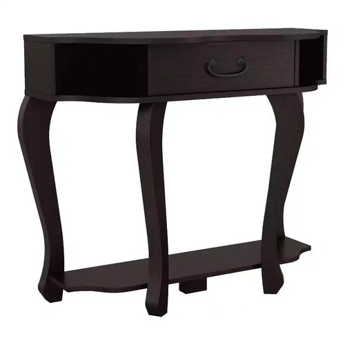 41" Lakeland Transitional Storage Console Table Espresso - miBasics