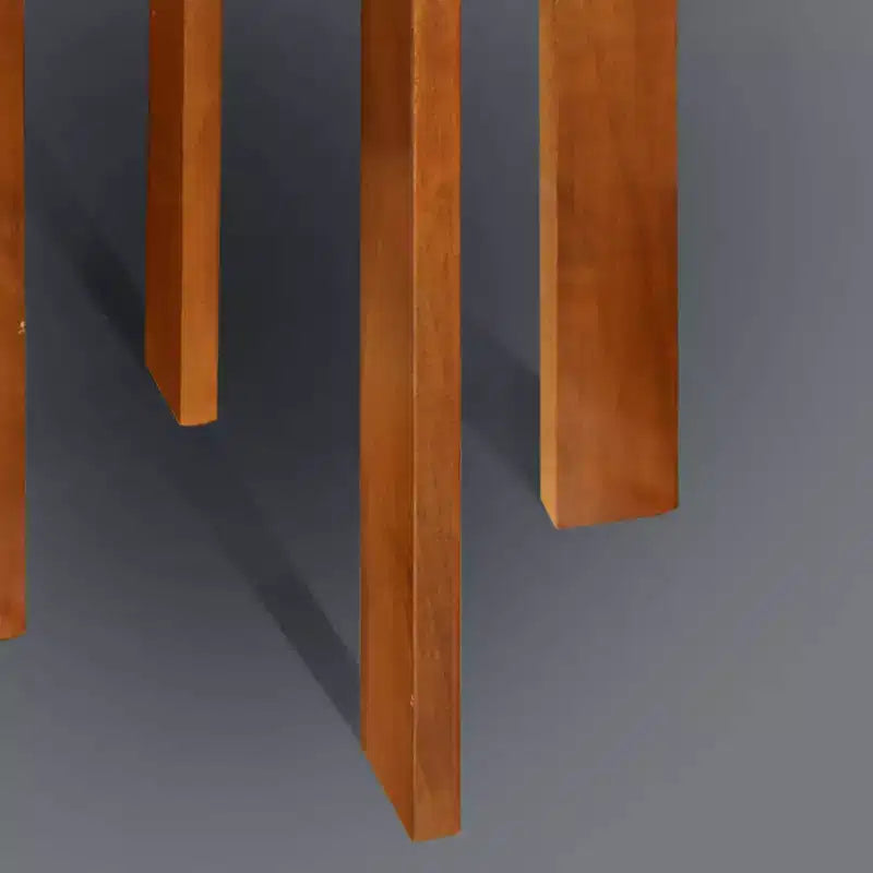 Tavolino rotondo 16" in legno di caucciù americano Sweet Oak - Flora Home