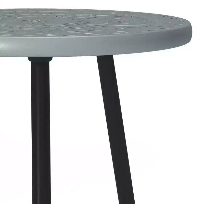 Tavolino Bloomfield grigio - WyndenHall: Design industriale moderno, ferro e legno di mango, capacità 22,7 kg