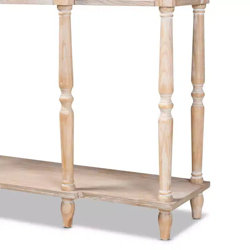 Tavolo Consolle Rovere Marrone – 3 Cassetti, 1 Persona