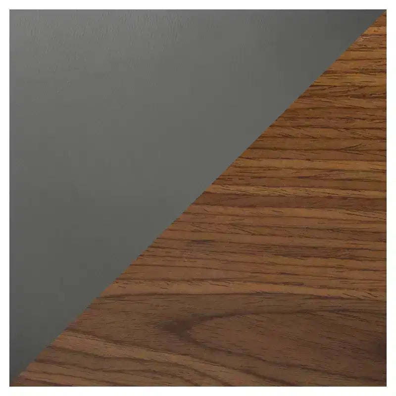 Sedia da ufficio girevole mid-century moderna crema/grigia/nera – Senza braccioli, seduta singola