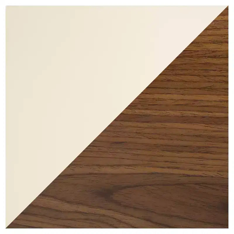 Sedia da ufficio girevole mid-century moderna crema/grigia/nera – Senza braccioli, seduta singola