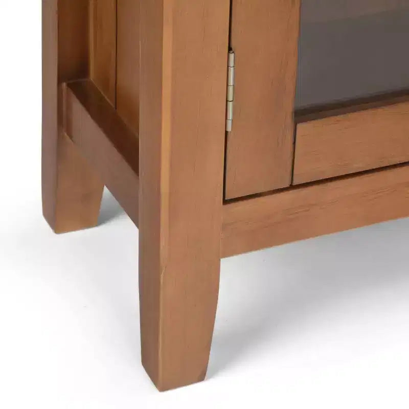 Marrone Naturale Invecchiato / Castano / Grigio / Nero / Bianco / Blu – Mobile ingresso in legno massello con ante e cassetti, 2 ante 2 cassetti, Montaggio per 1 persona