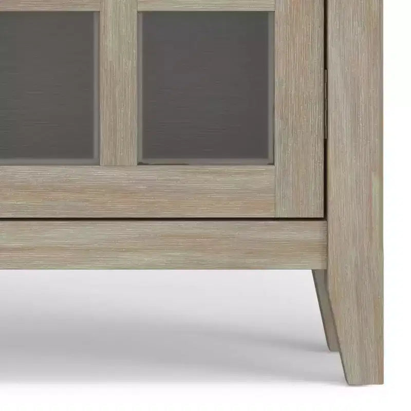 Marrone Naturale Invecchiato / Castano / Grigio / Nero / Bianco / Blu – Mobile ingresso in legno massello con ante e cassetti, 2 ante 2 cassetti, Montaggio per 1 persona
