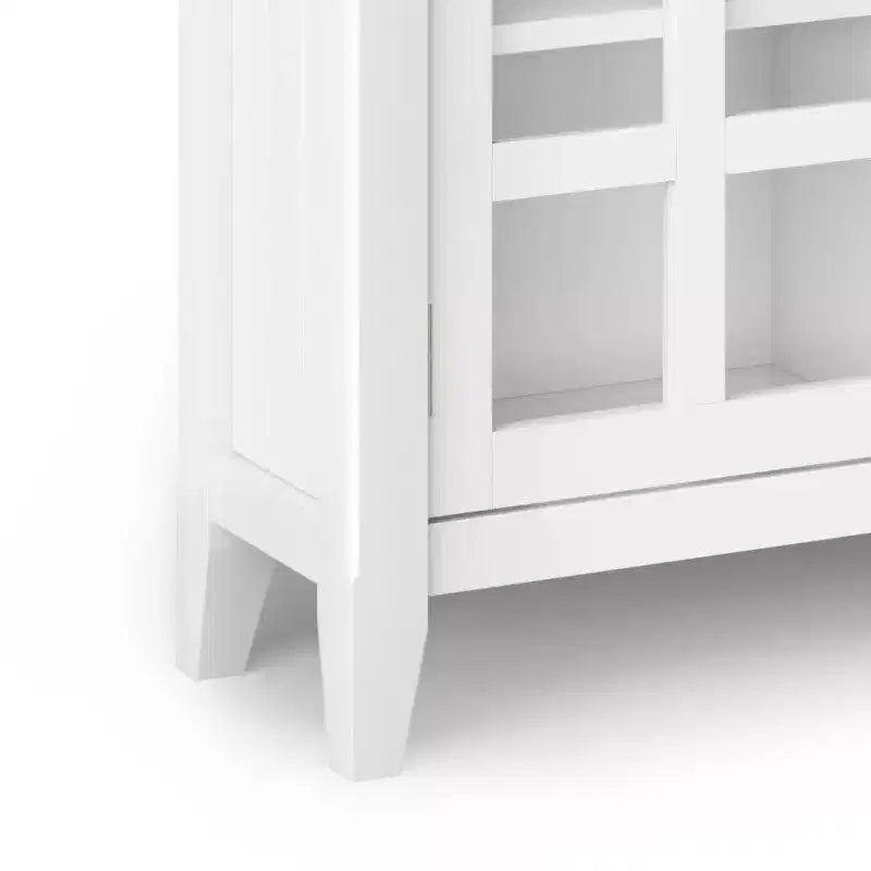 Marrone Naturale Invecchiato / Castano / Grigio / Nero / Bianco / Blu – Mobile ingresso in legno massello con ante e cassetti, 2 ante 2 cassetti, Montaggio per 1 persona