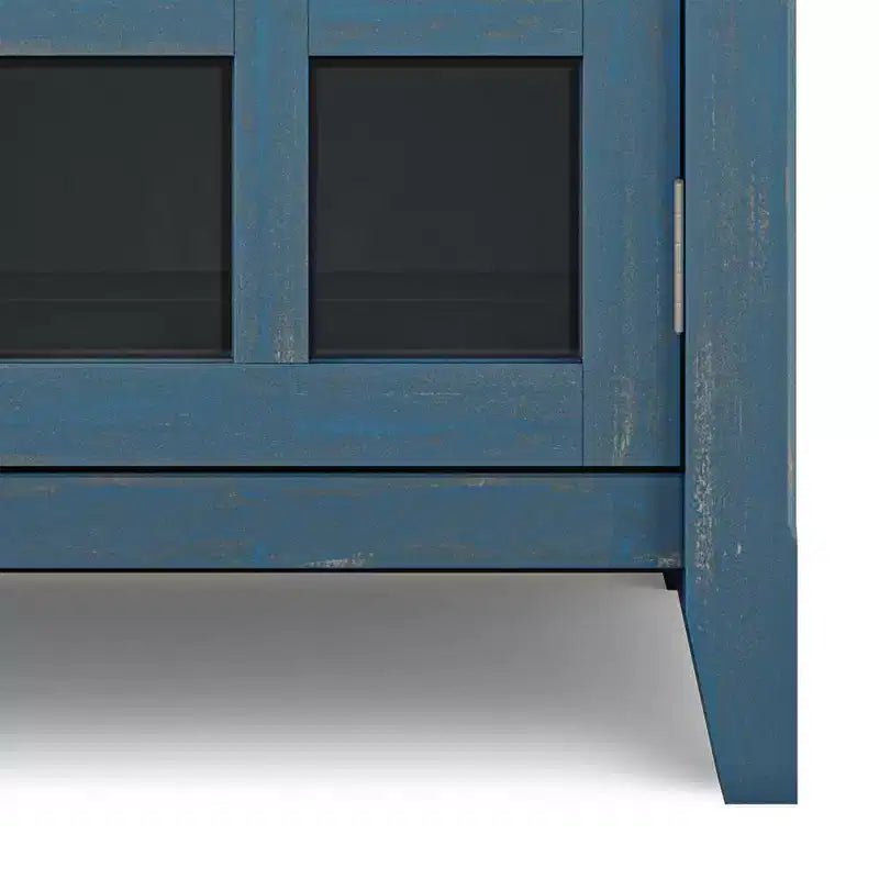 Marrone Naturale Invecchiato / Castano / Grigio / Nero / Bianco / Blu – Mobile ingresso in legno massello con ante e cassetti, 2 ante 2 cassetti, Montaggio per 1 persona