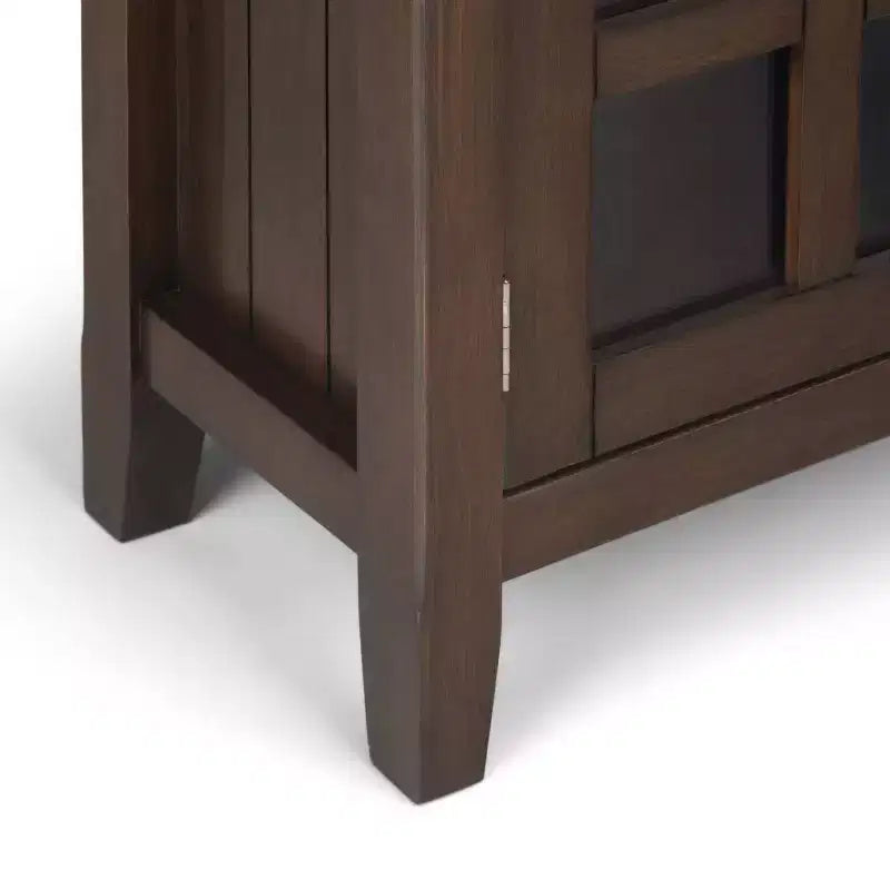 Marrone Naturale Invecchiato / Castano / Grigio / Nero / Bianco / Blu – Mobile ingresso in legno massello con ante e cassetti, 2 ante 2 cassetti, Montaggio per 1 persona