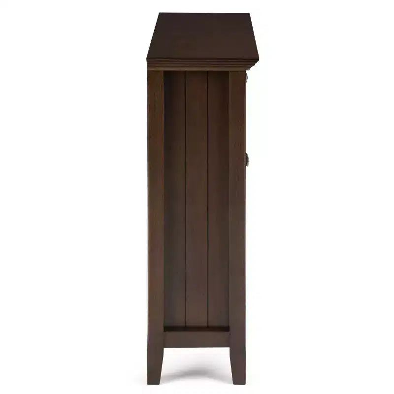 Marrone Naturale Invecchiato / Castano / Grigio / Nero / Bianco / Blu – Mobile ingresso in legno massello con ante e cassetti, 2 ante 2 cassetti, Montaggio per 1 persona