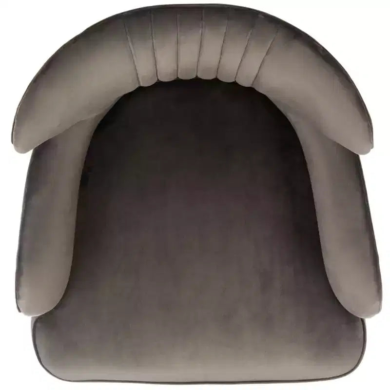 Poltrona a orecchioni di design Forest Green / Shale / Slate Blue e Oro – Velluto, Posto singolo