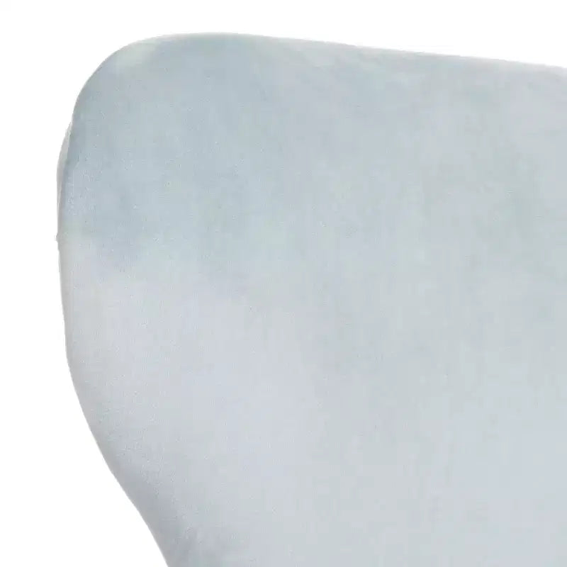 Poltrona a orecchioni di design Forest Green / Shale / Slate Blue e Oro – Velluto, Posto singolo