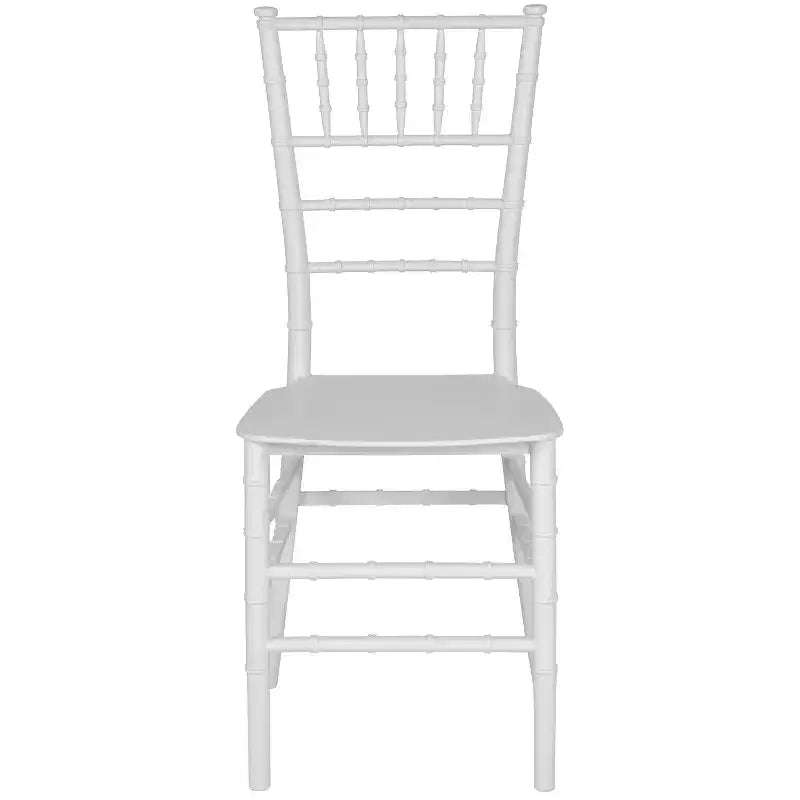 Sedia Chiavari impilabile in resina Nera / Champagne / Oro / Mogano / Oro rosa / Argento / Bianca – 1 posto