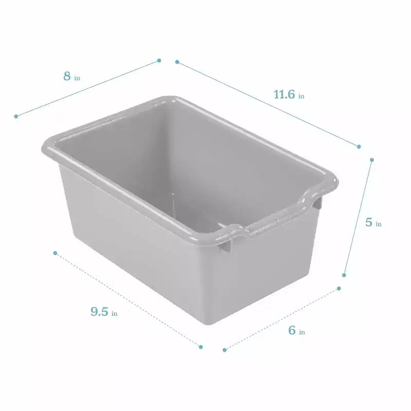 Armadietto appendiabiti a 5 sezioni con panca e contenitori a secchiello, colori assortiti/blu/trasparente/contemporaneo/toni della terra, per 5 bambini