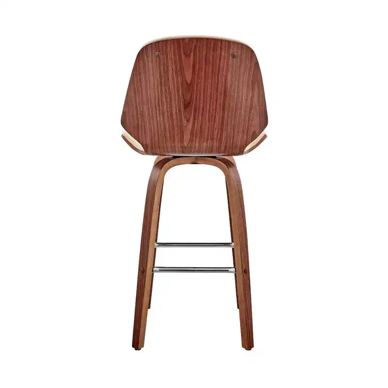 26 Arabela Sgabello da Bar Altezza Bancone con Sedile in Pelle - Armen Living